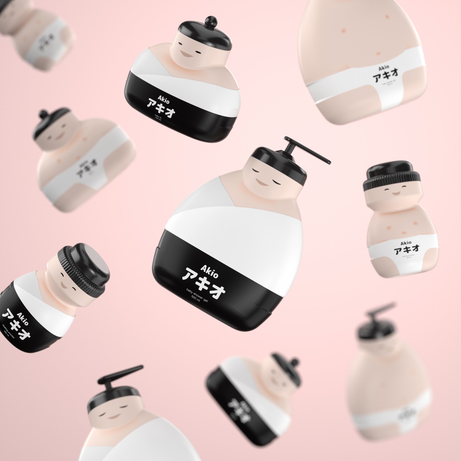 中山兒童沐浴露包裝設(shè)計可愛有趣(圖2)