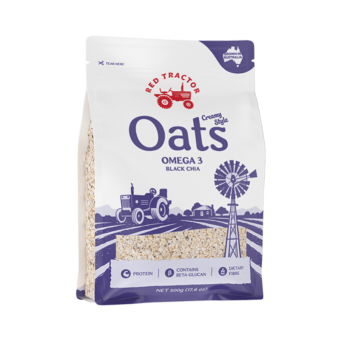 奇亞籽燕麥片包裝設(shè)計(jì)作品欣賞(圖1)