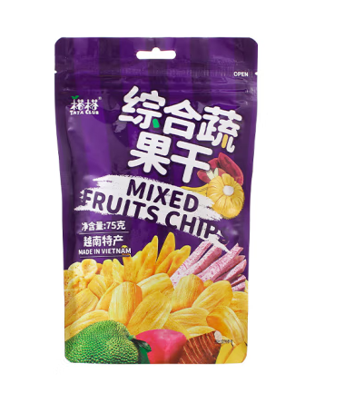 綜合蔬果干包裝袋設計作品欣賞(圖1)