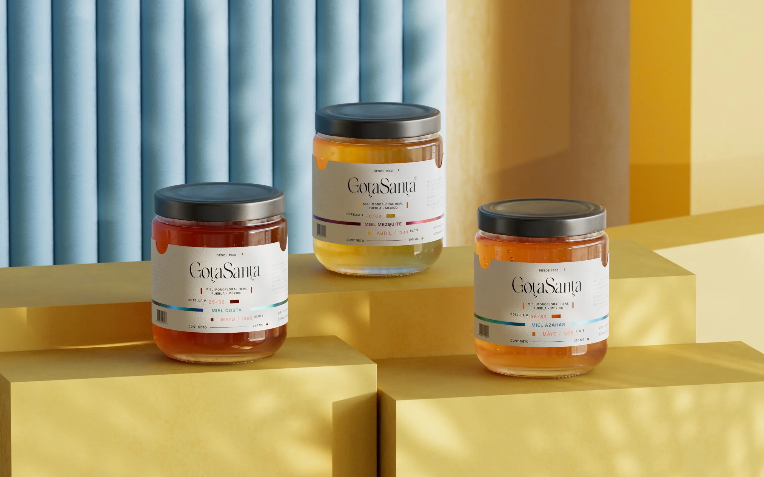 簡約的蜂蜜包裝設計作品欣賞(圖1)