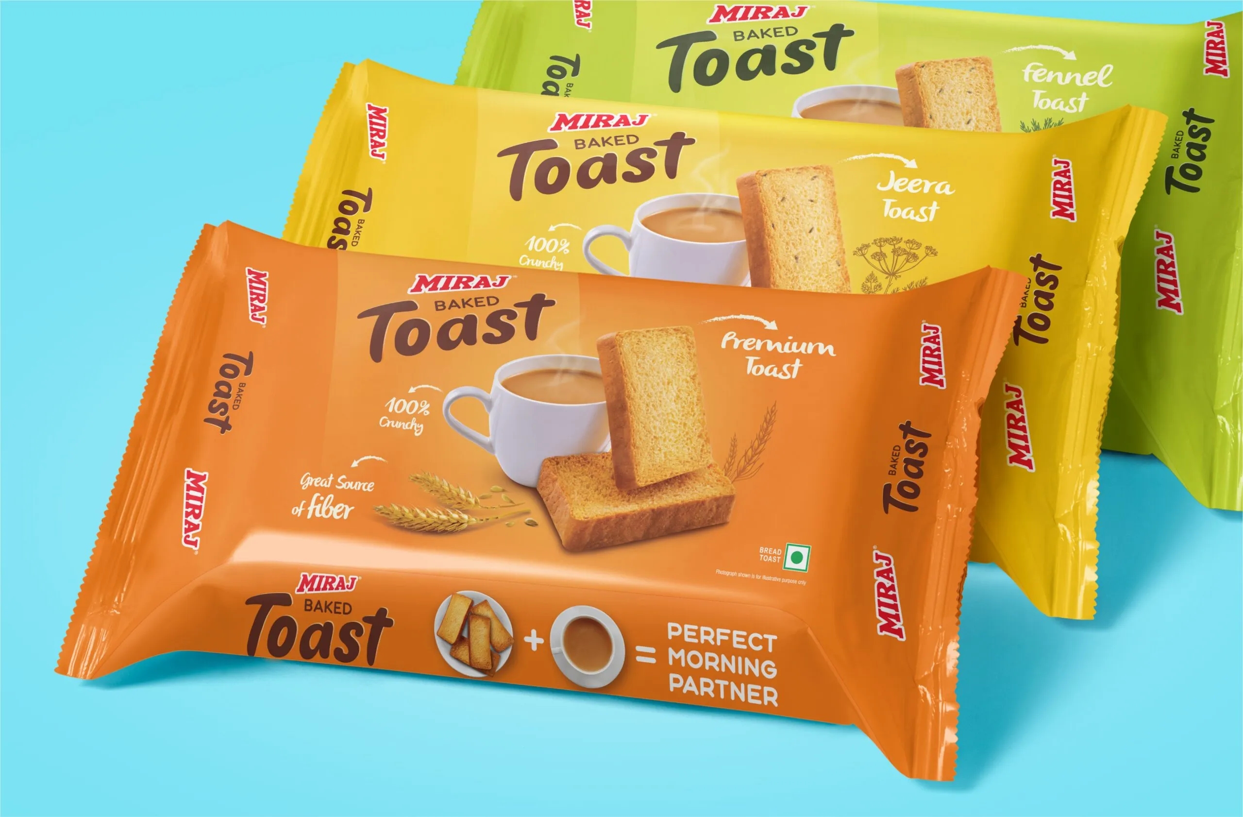 充滿活力色彩的吐司包裝設計欣賞(圖1)