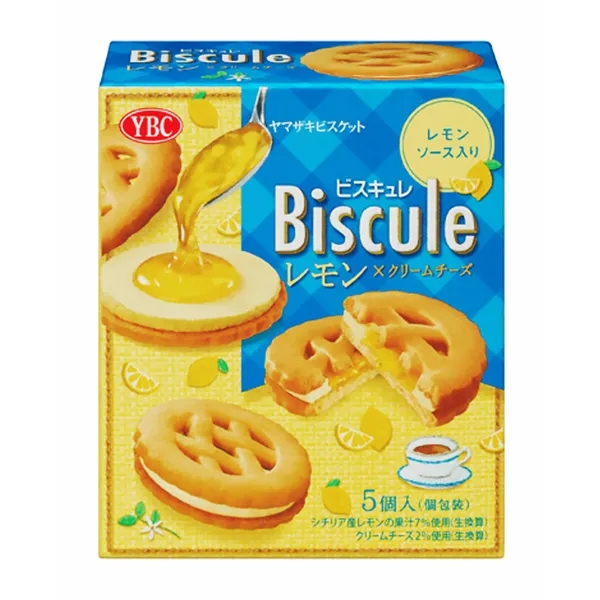 檸檬奶油芝士餅干包裝盒設計欣賞(圖1)