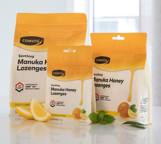 檸檬味蜂膠糖包裝袋設(shè)計怎么做好(圖1)