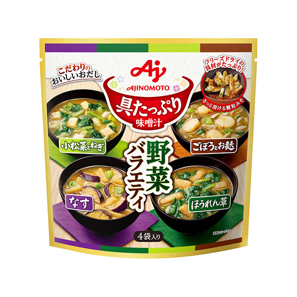 包裝設計公司推薦配料充足的味增湯蔬菜綜藝味精包裝設計欣賞(圖1)