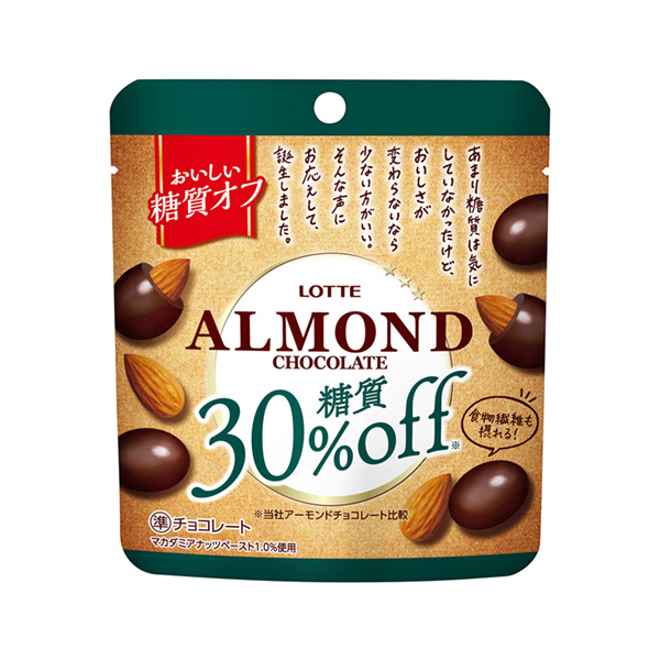 糖質關杏仁巧克力樂天包裝設計(圖1)