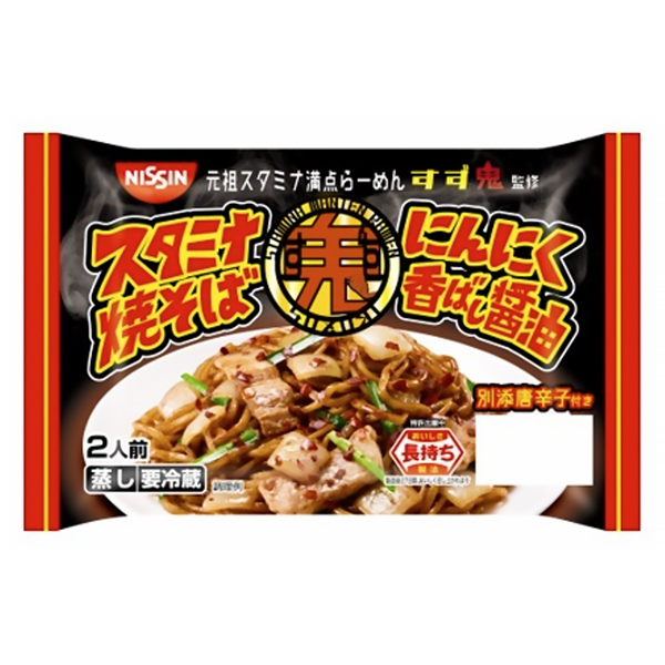 鈴木鬼耐力炒面日清食品保鮮食品飲料包裝設計(圖1)