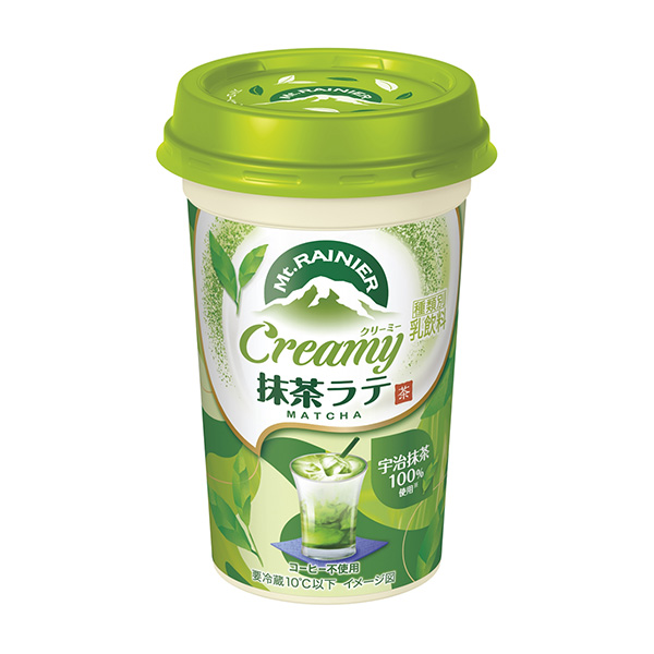 芒特萊尼亞克利米抹茶拿鐵森永乳業食品飲料包裝設計(圖1)