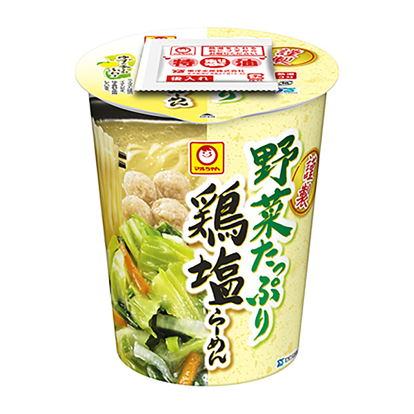 馬爾先生謹制蔬菜充足雞鹽拉面東洋水產食品飲料包裝設計(圖1)