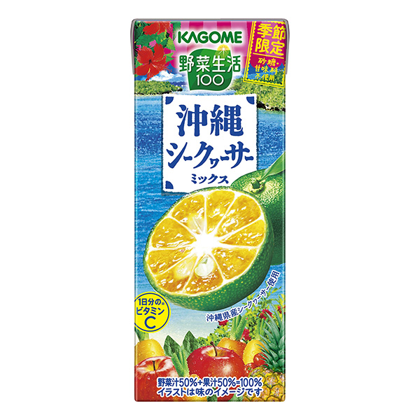 蔬菜生活沖繩尋優(yōu)熱敏混合可果美食品飲料包裝設(shè)計(jì)(圖1)