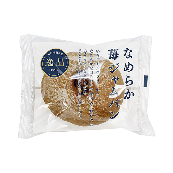 光滑的草莓果醬面包木村屋總總店食品飲料包裝設(shè)計(jì)(圖1)