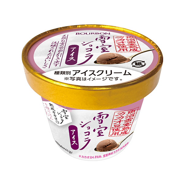 雪室巧克力冰淇淋波旁食品飲料包裝設計(圖1)