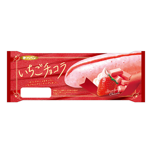 草莓巧克力第一屋制面包食品飲料包裝設計(圖1)