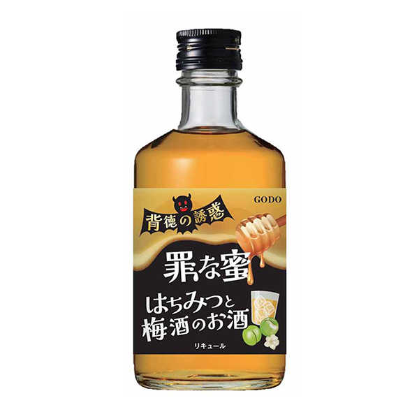 背德的誘惑“罪孽之蜜”蜂蜜和梅酒的酒聯合酒精食品飲料包裝設計(圖1)