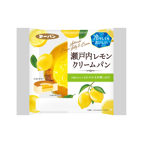 包裝設計欣賞瀨戶內檸檬奶油面包(第一屋制面包) 2024年8月1日發售(圖1)
