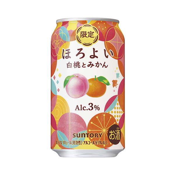 包裝設計欣賞微乎其微的＜白桃和橘子＞ (三得利) (圖1)