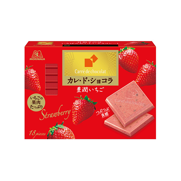 包裝設計欣賞咖喱巧克力＜豐潤草莓＞ (森永制果) (圖1)