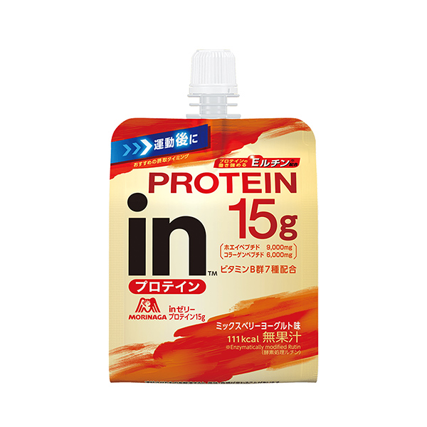 包裝設計欣賞in果凍＜蛋白質15g ＞ (森永制果) (圖1)