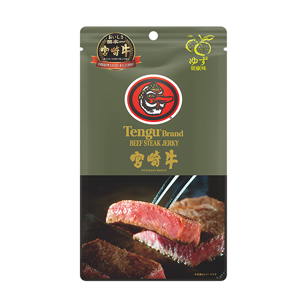 包裝設(shè)計欣賞牛排炸牛排＜宮崎牛柚子胡椒味＞ (鈴商) (圖1)