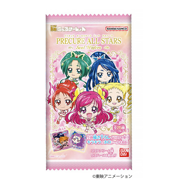 包裝設計欣賞光之美少女＜光之美少女all stars ＞密封晶片( bandai ) (圖1)