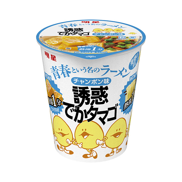 包裝設計欣賞名為明星青春的拉面＜誘惑啊雞蛋醬味＞ (明星食品) (圖1)