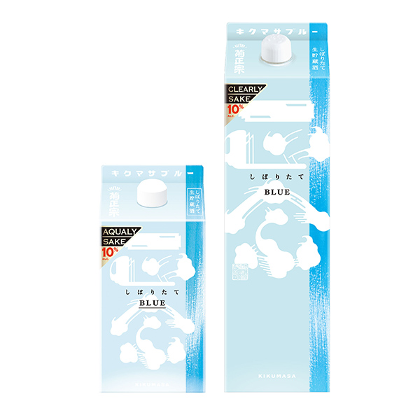 包裝設計欣賞菊正宗榨取銀藍(菊正宗釀酒) (圖1)