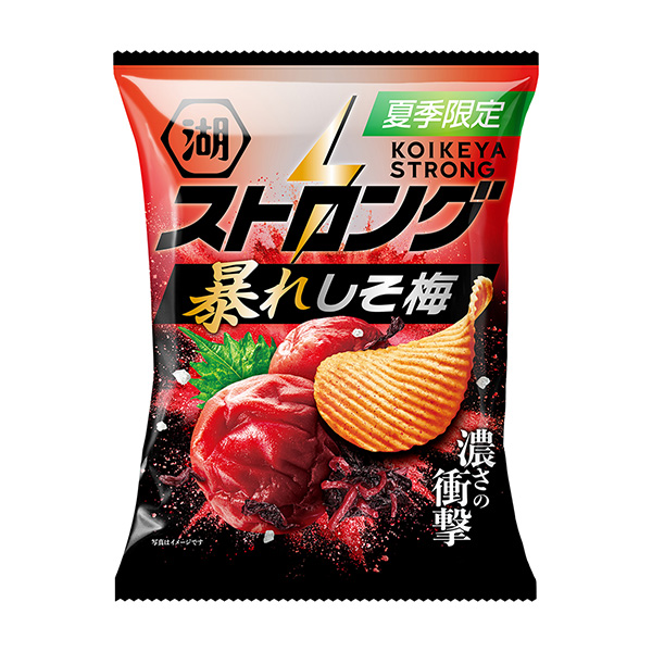 包裝設計欣賞湖池屋strong ＜暴な梅＞ (湖池屋) (圖1)
