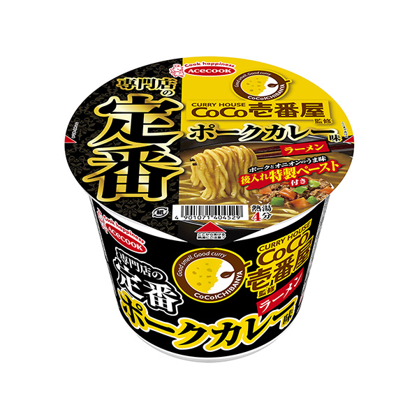 包裝設計欣賞CoCo壹號屋監修＜專賣店的經典豬肉咖喱味拉面＞ (王牌廚師) (圖1)